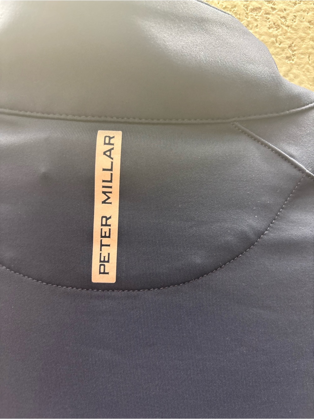 Peter Millar Men's Navy Half-Zip Rash Guard - Picture 3 of 4